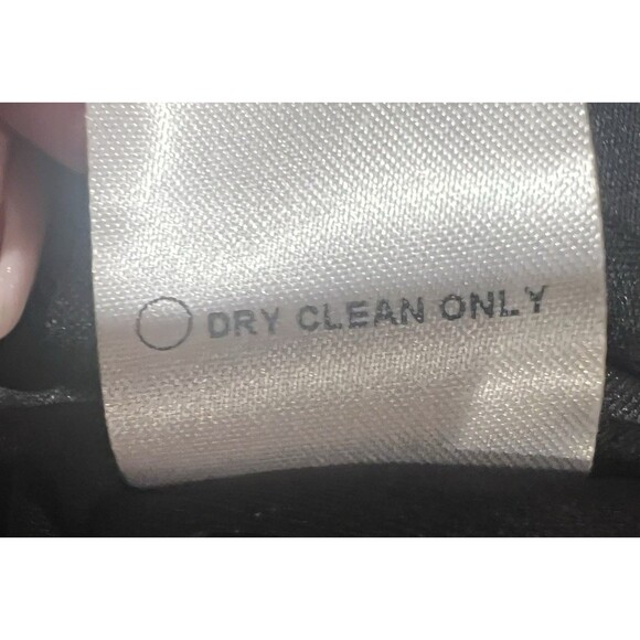 Strut & Bolt Los Angeles Long Maxi black dress boho kaftan w white embroidery M - Picture 8 of 9